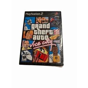 Grand Theft Auto: Vice City (Sony PlayStation 2, 2002) Broken Seal Brand New